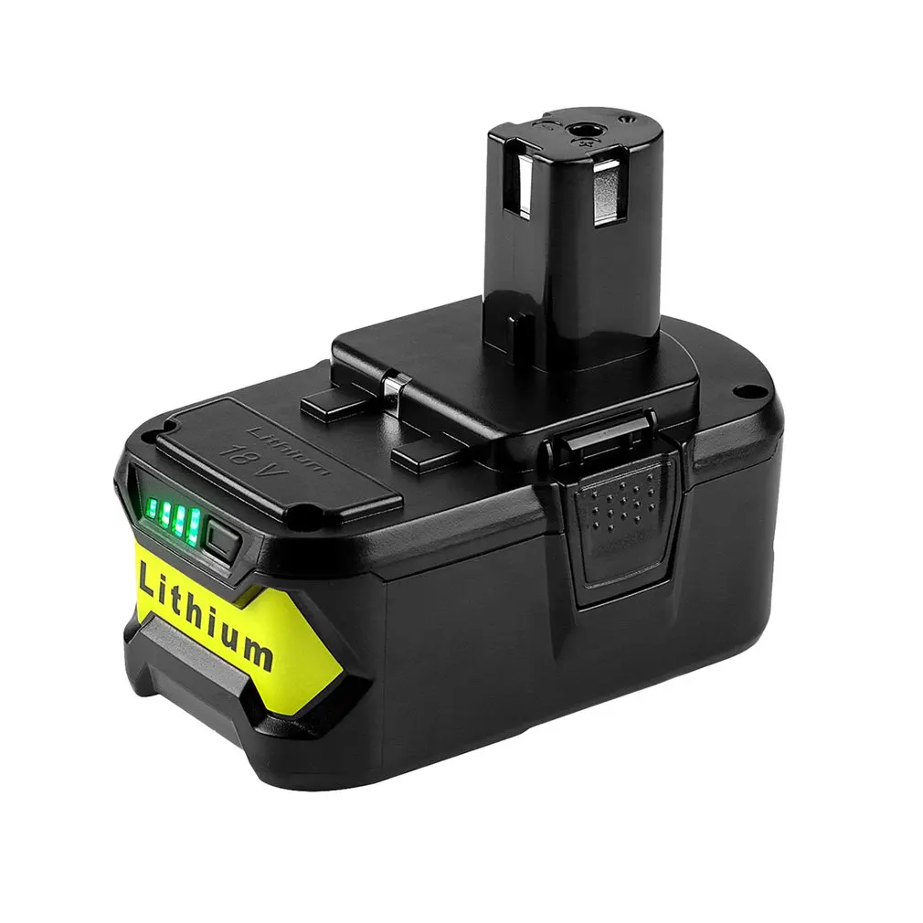 

Portable 18V Rechargeable Battery 4000mAh Lithium Ion Replacement Battery Pack Power Tools Battery for Ryobi ONE+