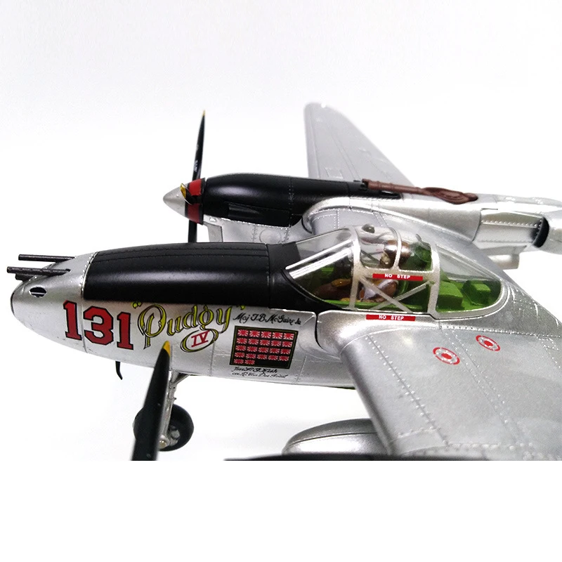 1/48 весы летательный аппарат ВВС США из сплава модель P38 с подсветкой детские