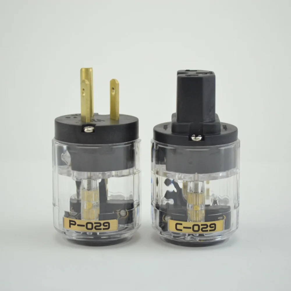 

Pair Hi-End P-029 AC Power plug+C-029 power IEC plug 1pair