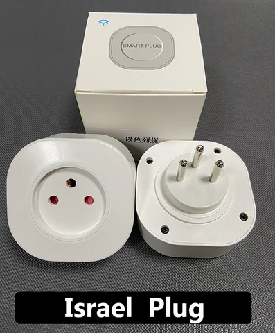Smart Plug 16A Israel Plug Power Socket Tuya APP Smart Home For Alexa Google Home Assistant Voice Control Timing Function