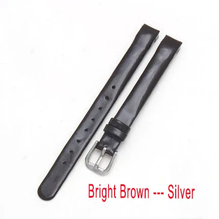 Ремешок для часов BRETA, кожаный ремешок для часов CK, ремешок K43231 K43232 K43236, 10 мм, черный, белый, дуговой ремешок