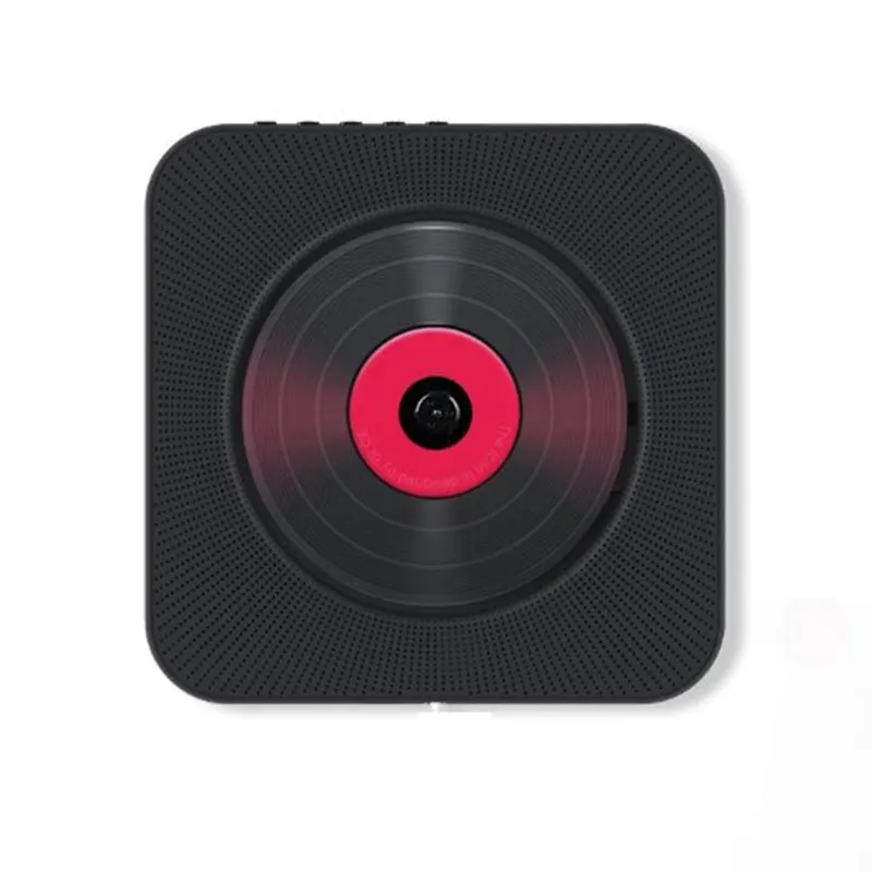 Настенный Bluetooth CD плеер с дисплеем Портативный USB музыкальный DVD со встроенным