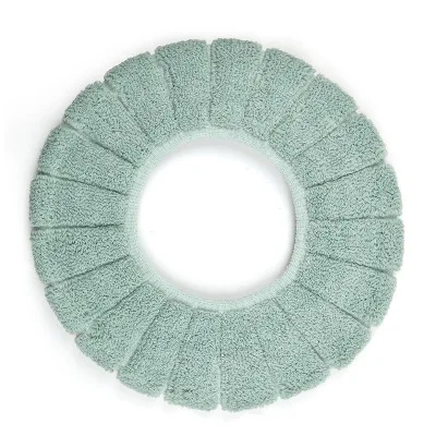 2 pcs Light green Rantion 1/2 шт. Ванная комната сиденье для унитаза крышка мягкое теплое моющееся домашнего декора Крышка для унитаза крышка Размеры 30 см Аксессуары для ванной комнаты - Цвет: 2 pcs Light green