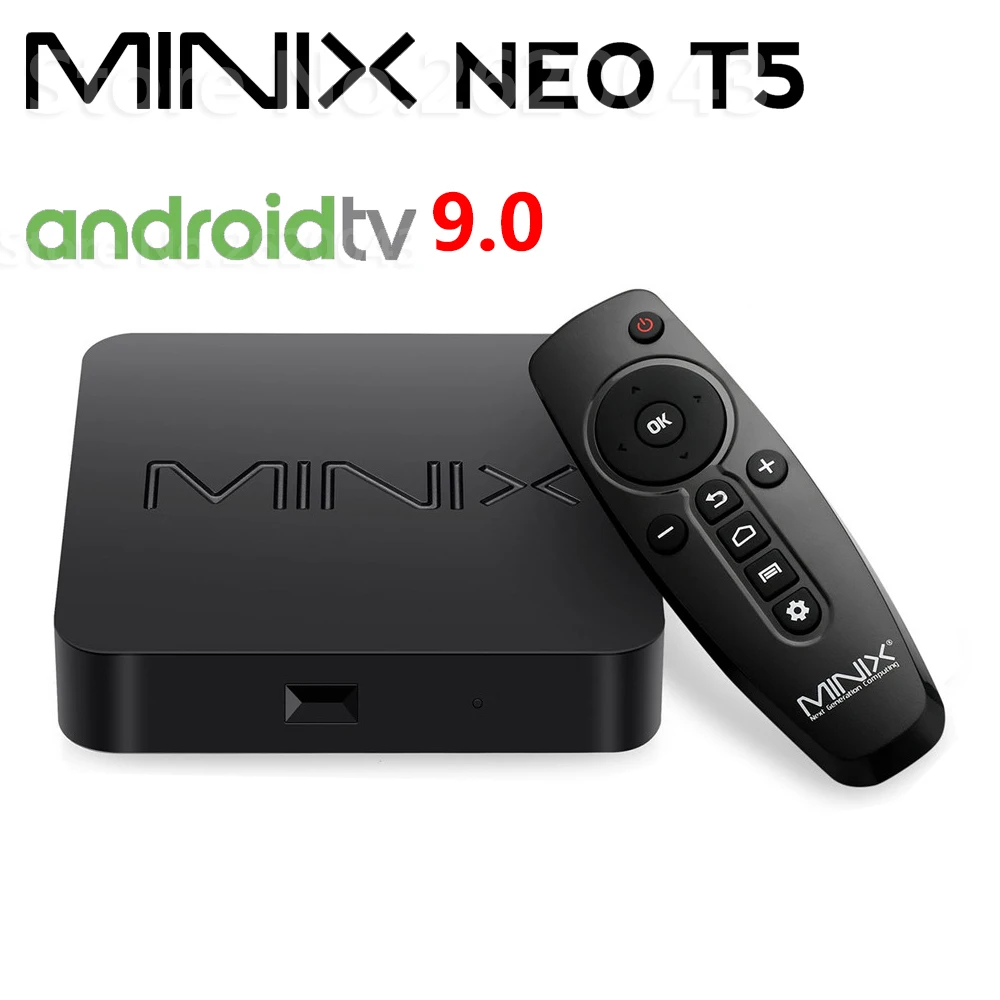 MINIX NEO T5 Google Сертифицированный Android 9,0 ТВ приставка Amlogic S905X2 2GB 16GB 2,4G 5G WiFi Bluetooth 4K HD OTA Smart медиаплеер