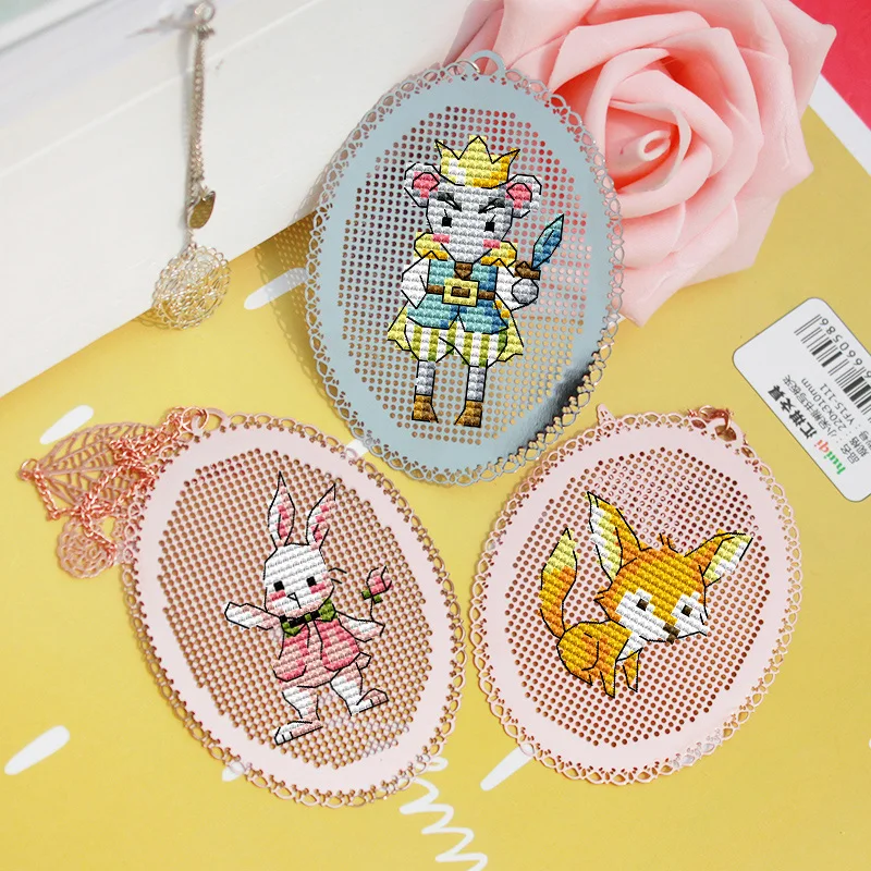 GFlower Fairy DIY ремесло Стич крестиком металлическая Закладка серебряное Золотое рукоделие счетный крест-Набор для вышивки