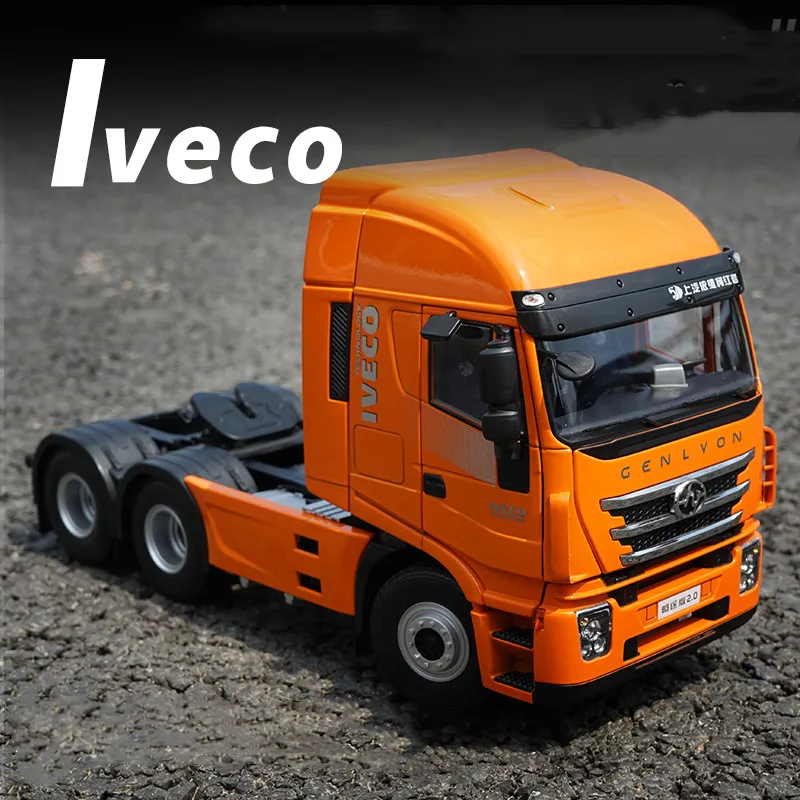 

High quality 1:24 Iveco traction head alloy model,simulation die cast high-end collection and gift truck model,free shipping