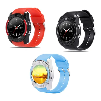 

T8 Bluetooth Smart Watch With Camera Support SIM TF Card Men Women Call Sport Smartwatch For Android Phone PK Q18 DZ09 V8 Y1 A1