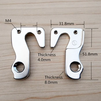 

100PC Bicycle rear Derailleur hanger extender alloy bike dropout for Cube Agree C cube Attain GTC cube Axial WLS cube WLS Pro