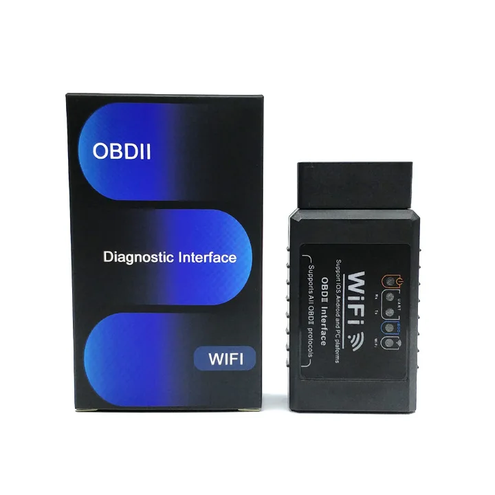C07C черный wifi Запуск ELM327 Android, Apple IPhone OBD 2 ELM 327 автомобильный тестер OBDII OBD2 сканер для авто автомобиля диагностический инструмент