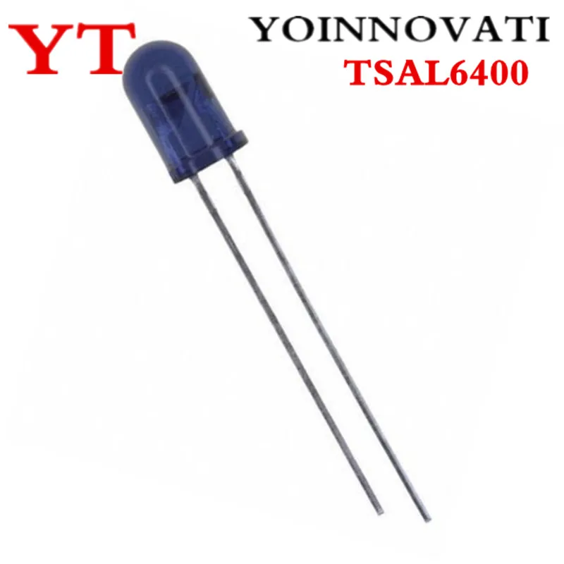 100 шт./лот TSAL6400 5 мм светодиодный инфракрасный EMISSOR IR 940NM 100MA радиальные