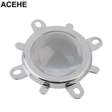 60-80 градусов 1 комплект 30 Вт 50 Вт 100 Вт светодиодный объектив 44 мм+ рефлекторный коллиматор+ фиксированный кронштейн 3 мм Толщина дна Прямая поставка