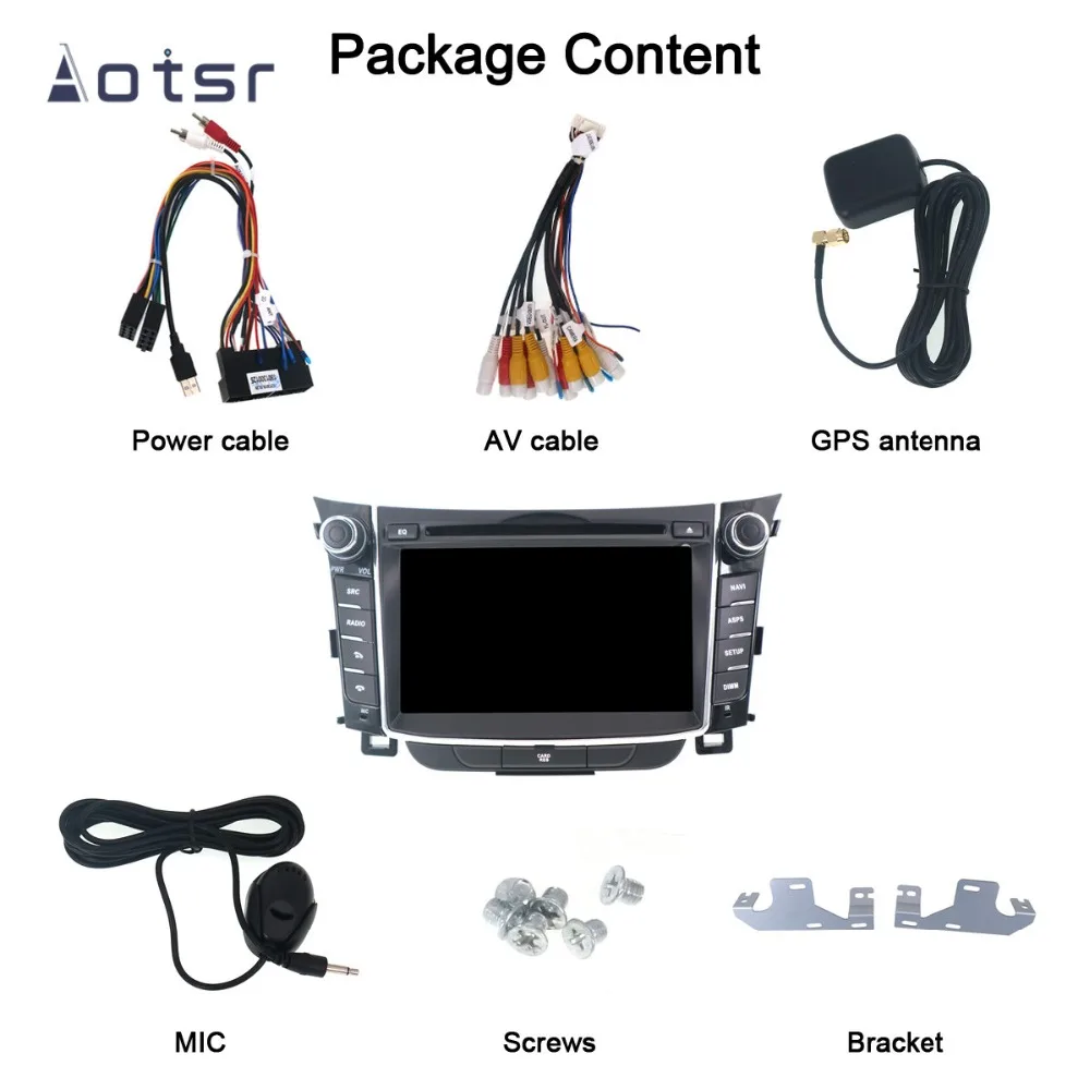 Sale DSP Android 9 Car GPS Navigation DVD Player For Elantra GT 2012 2013-2016 Auto Stereo Radio Multimedia player Head Unit recorder 14