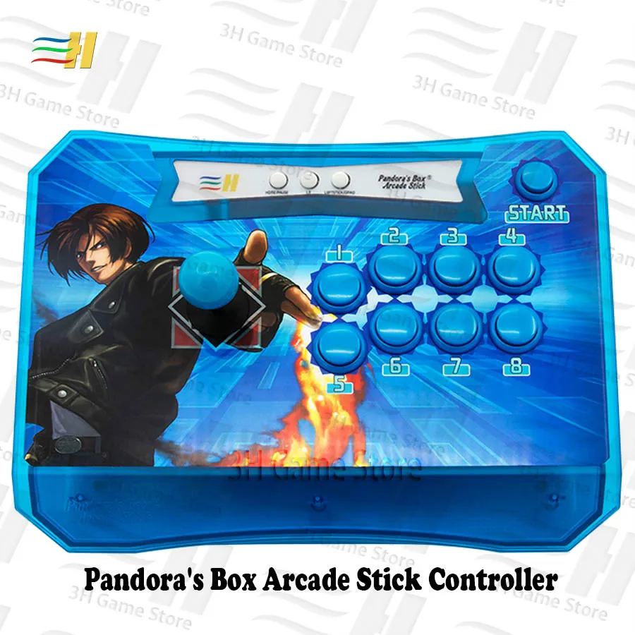 Comprar Caja de Pandora con cable controlador de barra de arcade una sola consola de joystick de lucha puede conectar el ordenador ps3 xbox360 caja de pandora 9d Raspberry Pi