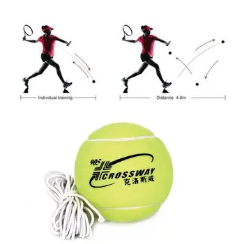 

Professional Beginner Training Practice Rebound Tennis Ball With 3.8m Elastic Rope Rubber Ball Training Machine