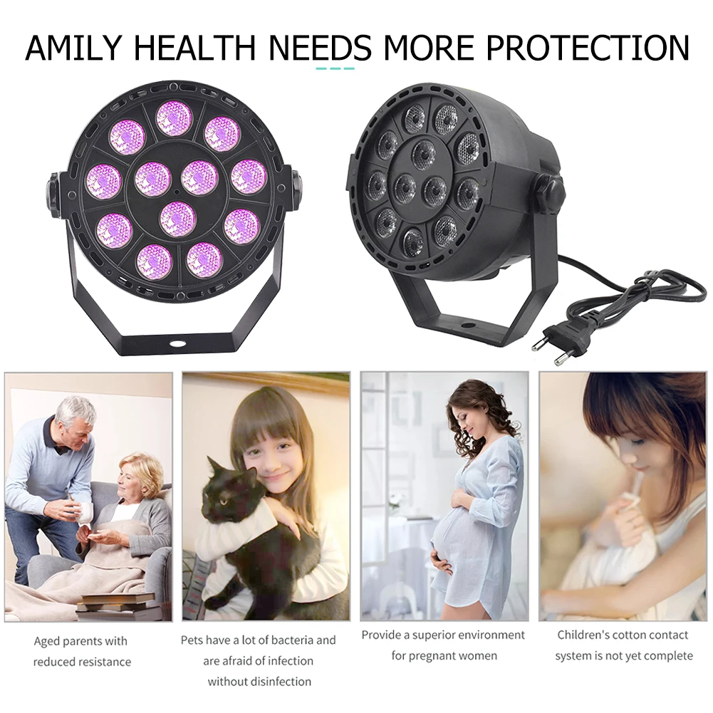 

36W Uv Sterilizer Light Home Ultraviolet Light Bulb UV Germicidal Lamp In Addition Mite Lights Ozone Sterilization Lamp