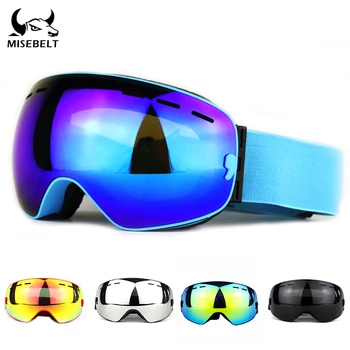 

Anti-UV400 goggles wind and anti-fog three-layer sponge double-layer lens high unisex ski glasses mountaineering ski accessories