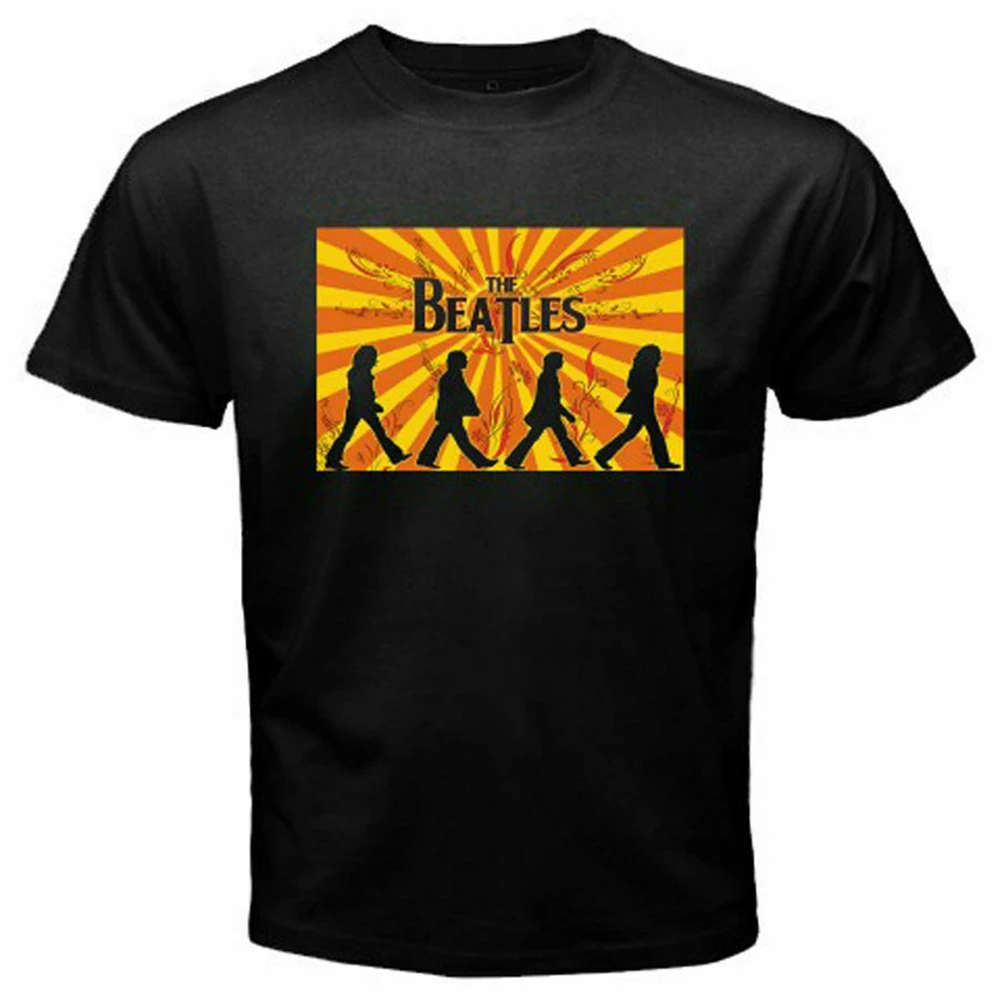 Новый 6Beatle55 Abbey Road логотип легенда рок-группы Мужская футболка Размер S-2Xl из