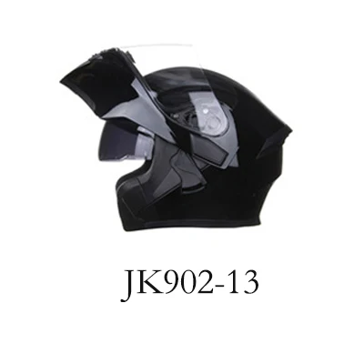 JK902-13 Новая версия DOT ECE JIEKAI 902 мотоцикл флип зимние каски безопасности Гонки мотокросса Capacete Quad шлем для кроссового велосипеда - Цвет: JK902-13