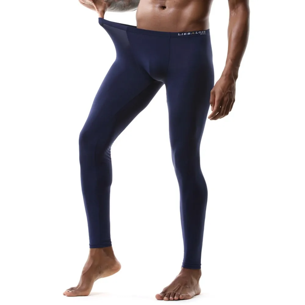 Men Thermal Underwear Pants High Quality Big Pouch Boxer Underwear Long Johns Men Cotton Thermal