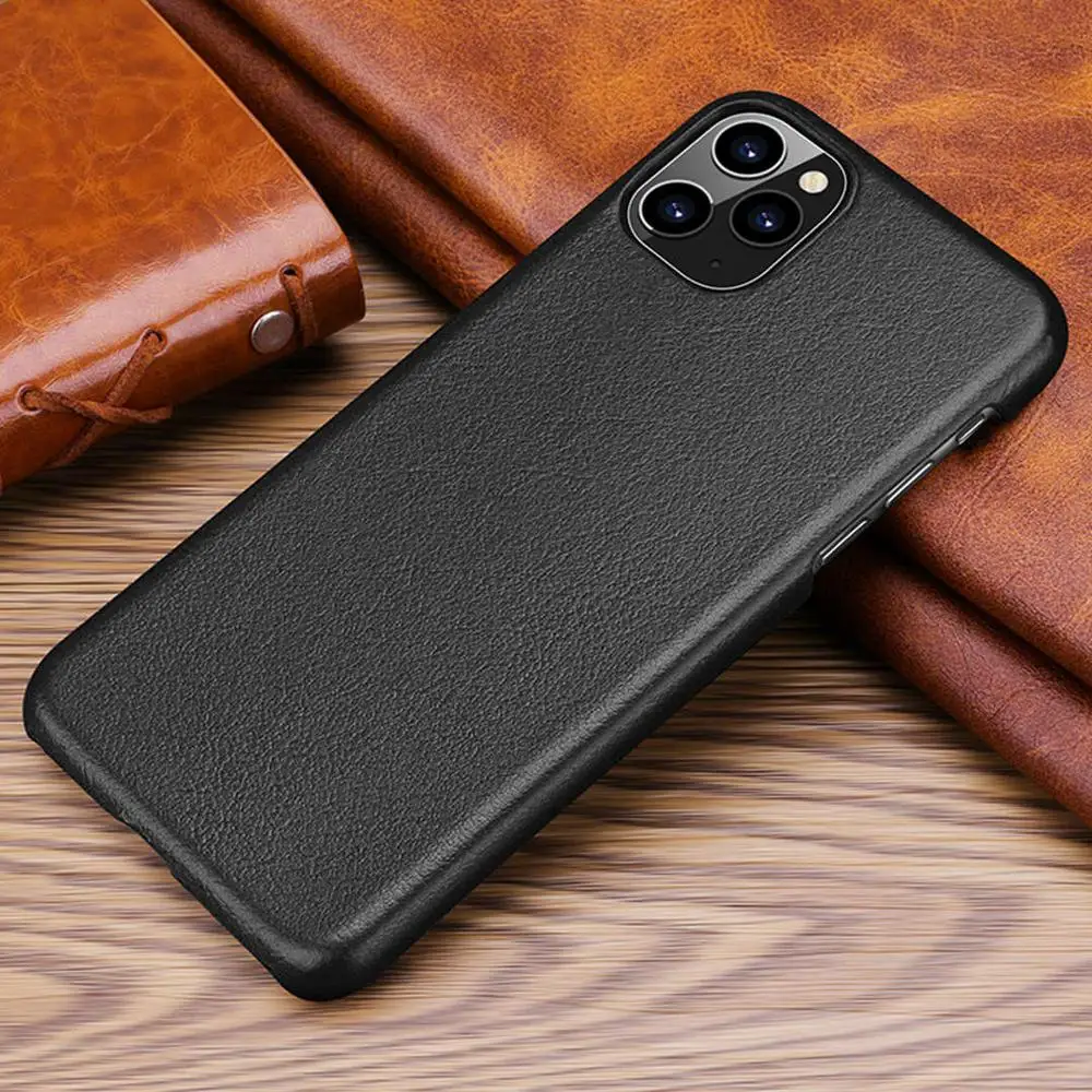 Новейший чехол для телефона из натуральной кожи iPhone 11 Pro MAX XSMAX XR XS X верхний слой