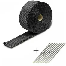 5M Car Motorcycle Insulation Tape Shield Exhaust Pipe Bandage Thermal Wrap Insulation Cotton Tape save fuel instantly
