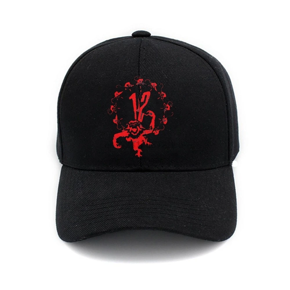 Модные мужские бейсболки 12 обезьянки Хип-Хоп Кепка Регулируемый козырек Snapback