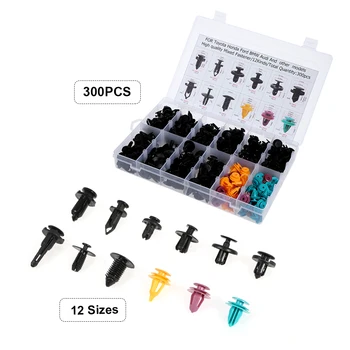 

Hot 600PCS Assorted Car Body Push Retainer Pin Rivet Fasteners Trim Moulding Clip Automotive Furniture Assembly Expansion Screws