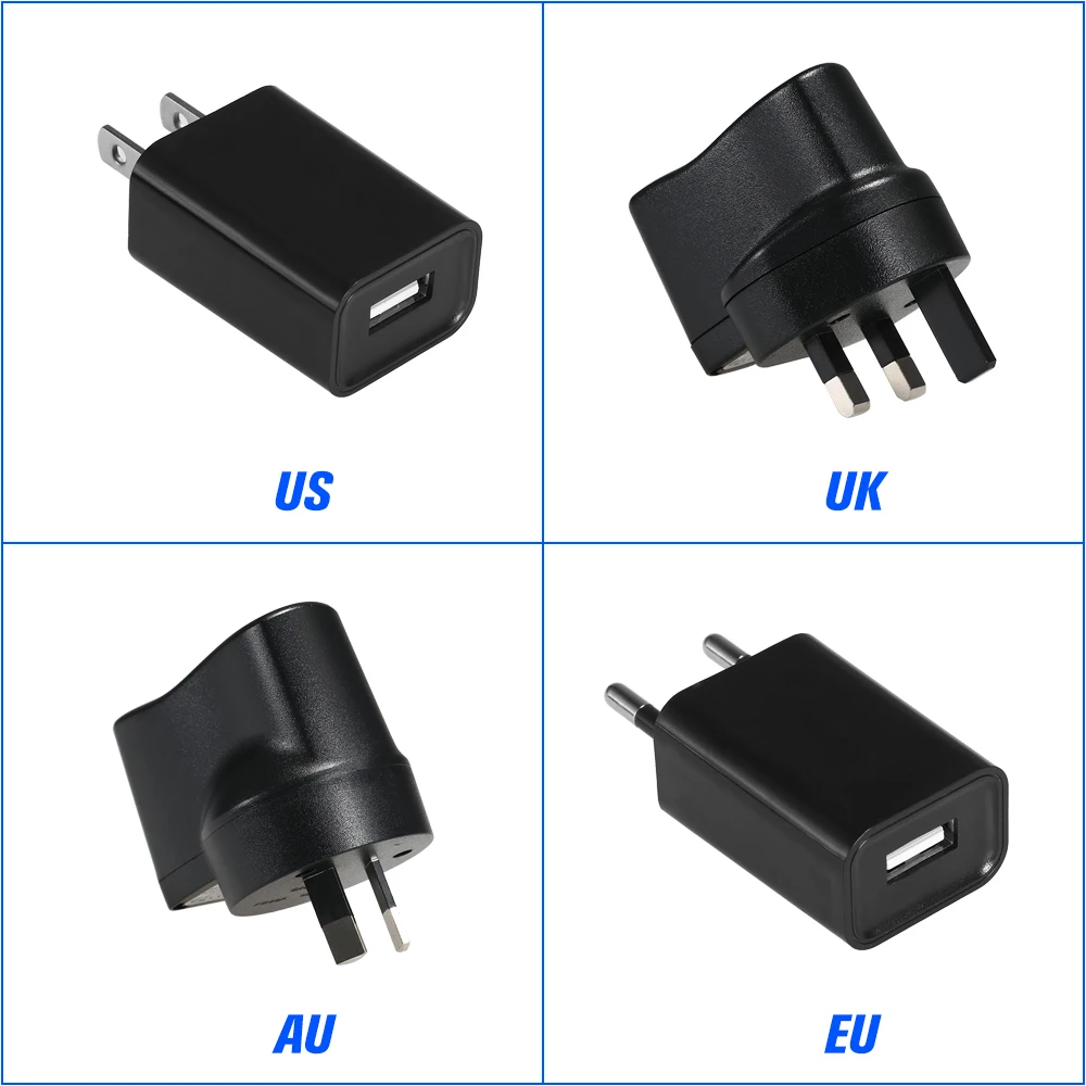 USB Зарядное устройство Мощность разъем 5В 1A для EACHEN IR-DC6 Wi-Fi-ИК-пульт дистанционного управления EACHEN GD-DC5/EACHEN GD-DC5-TY открытия двери гаража контроллер EU/UK/AU
