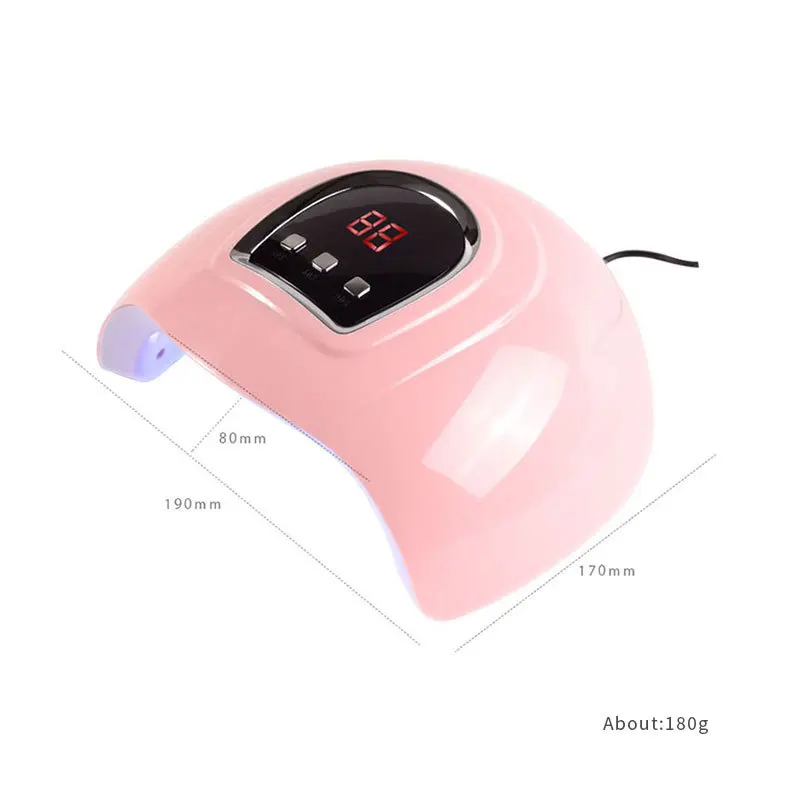 Conduziu a Lâmpada do Unha Todo o Gel do Unha Lâmpada do Prego Secador 57 Leds Manicure Secagem Rápida Polonês 10s 30s 60s 99s Poderosa 120w Sun x5 Max uv 9 lâmpada do prego secador 57 leds manicure