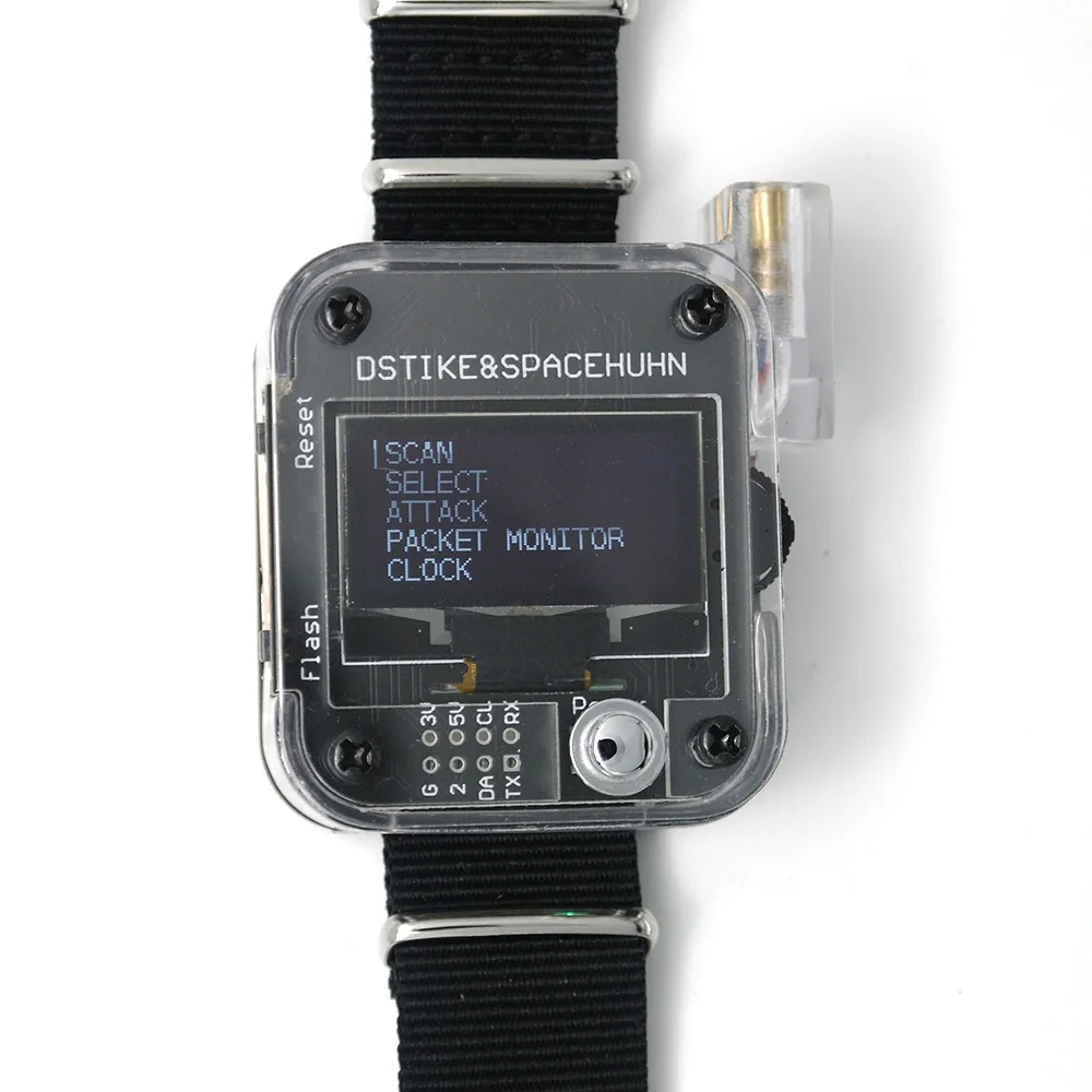 DSTIKE WiFi Deauther V2 V3 Wristband Wearable ESP8266 Development Board Smart Watch DevKit Arduino NodeMCU ESP32 IoT