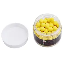 1 Box Smell Pop up Fishing Lure Boilies Floating Carp Baits Soluble in Water Yellow-Corn 14mm