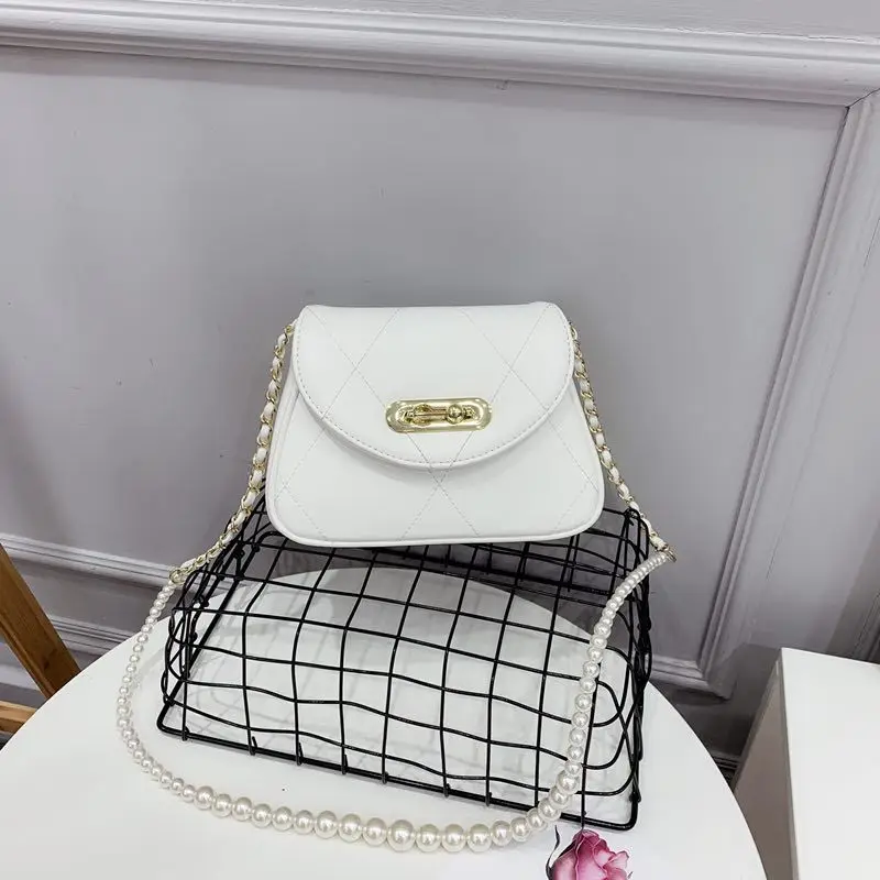 

2019 New Style WOMEN'S Bag Characteristics Pearl Shoulder Europe And America Fashion with Single-shoulder Crossbody Bag Manufact