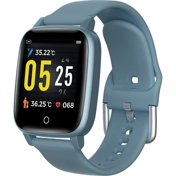 

T13 T1 Smart Watch Men Women SmartWatch Heart Rate Monitor Body Temperature Measurement Ip67 SmartBracelet For Android IOS Phone
