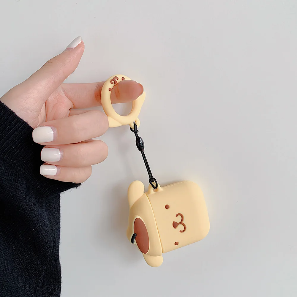 Charging Earphone Case For Air Pods Charging Protective Box Cute Minnie Duck Dog Paw Bags For Apple AirPods 1 2 Headphone Cover