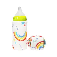 С героями мультфильмов, с принтом с героями мультфильмов для маленьких, теплоизоляционное хранилище для детского Крышка постоянного Температура нагрева USB Портативный мешок толстый теплый Универсальный дно