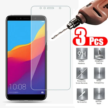 

3Pcs Transparent Glass for Huawei Honor 7C 7A Tempered Glass for Honor 7A 7C Pro Ru 7APro 7 A Screen Protector Protective Glass