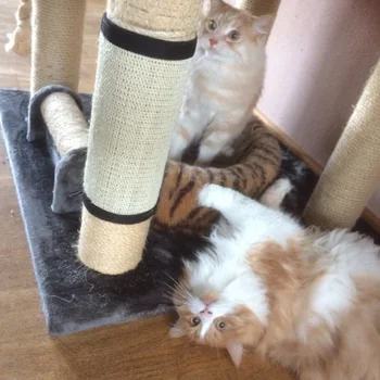 

cat scratching post Natural sisal Mat toy for cats catnip tower climbing tree Cat Scratch Pad board Protecting furniture Foot