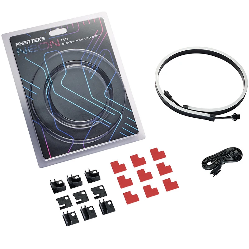 

PHANTEKS M5 Light Strip ARGB Neon Computer Case Decoration Led Strip 5V 3PIN Light Header AURA 550mm