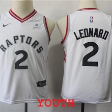 Youth kids arrvail высокое качество Toronto Kawhi Leonard Raptors Джерси