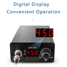 Интеллектуальный цифровой электрический паяльник, сварочный стол, портативный, регулируемая постоянная температура, мобильная бытовая техника