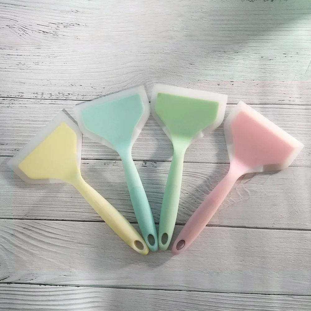 1PC Cream Butter Cake Spatula Butter Mixer Brushes Heat Resistant Food Grade Silicone Spatula for Non-Stick Pan Kitchen Utensil
