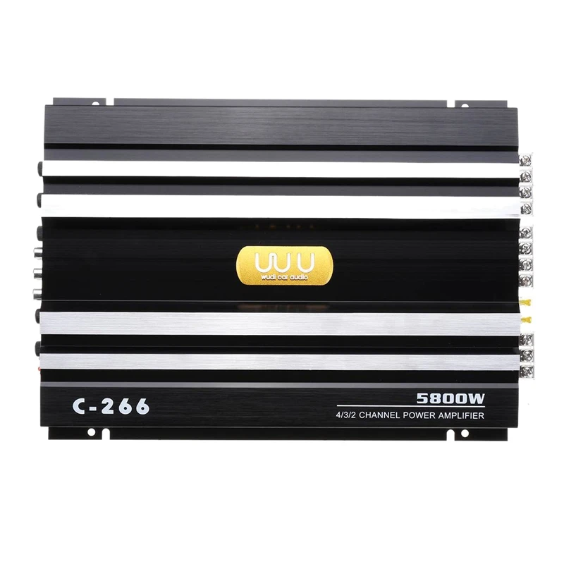 Car Audio Power Stereo Amplifier Amp 4 Channel Super Bass Sub woofer Music 12V