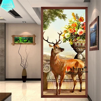 

PSHINY 5D DIY deer animals diamond painting pictures Full drill round rhinestone home decor Diamond embroidery sale new 2020