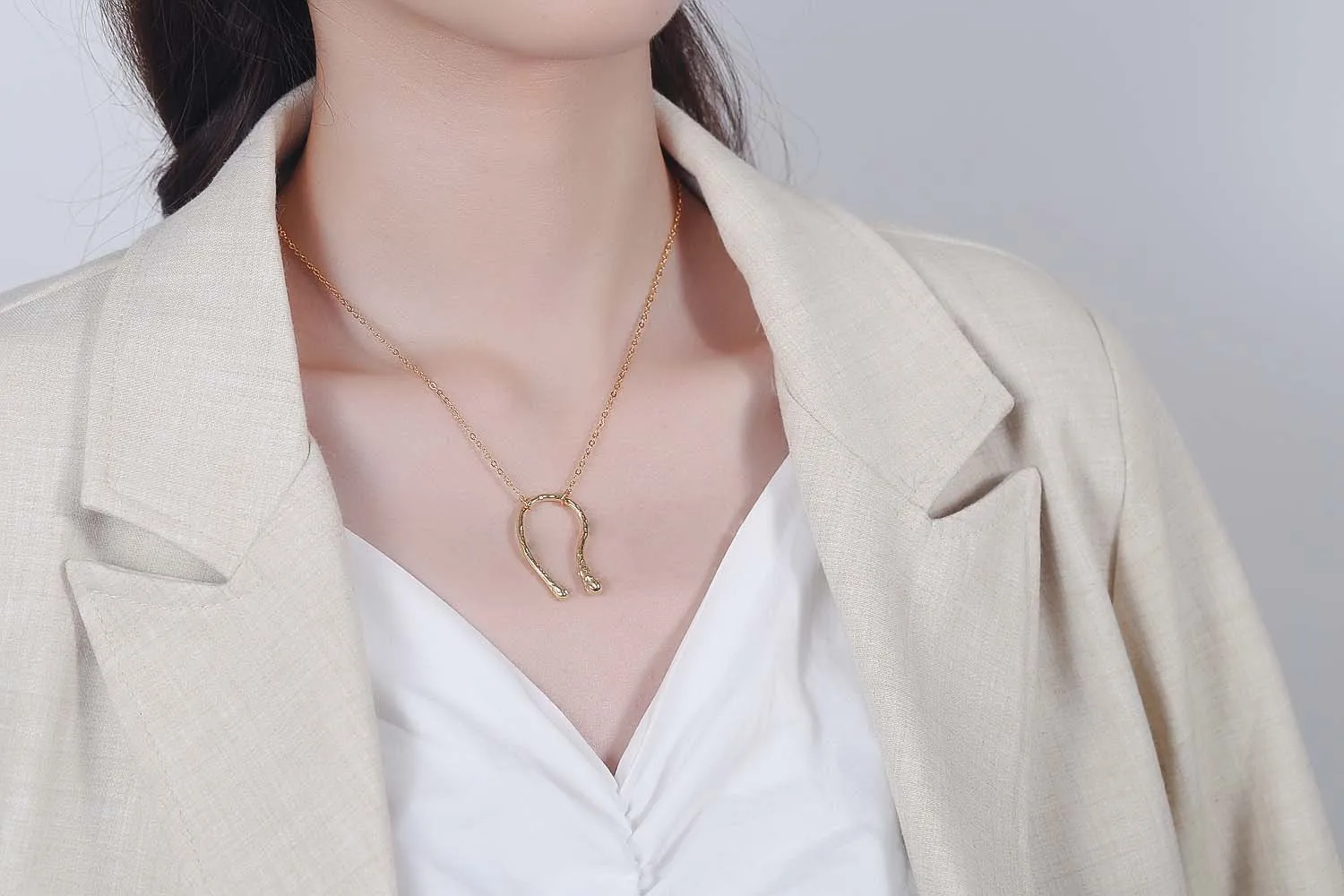 Timeless Wonder 925 пробы, серебряные цепочки Geo Wishbone, колье, женское ювелирное изделие в стиле бохо, панк, готика, трендовые Ins Kpop, новинка 2336