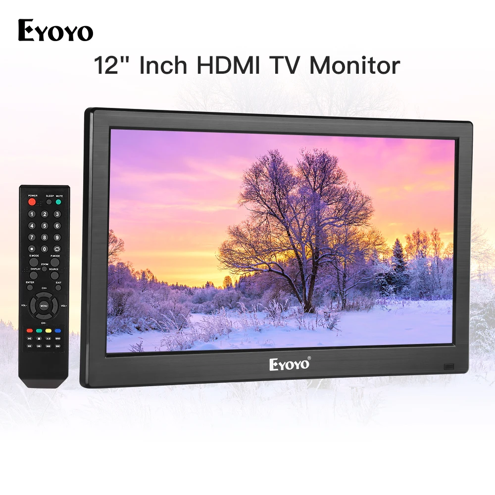 Eyoyo 12 \EM12F IPS FHD PC монитор 1920x1080 Компьютерный дисплей LCD Pantalla HDMI монитор VGA AV USB экран для DVR DVD дисплей