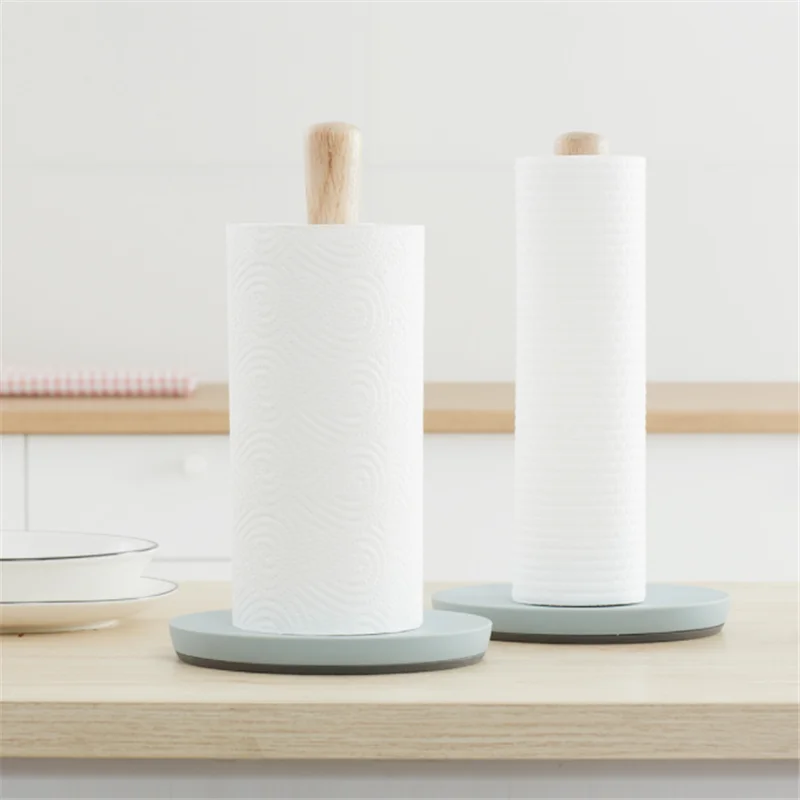 Xiaomi BergHoff, кухонный держатель для хранения бумажных полотенец, держатель для рулонов, деревянная Бытовая стойка для хранения, кухонный стеллаж для хранения