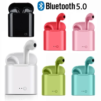 

I7s TWS Bluetooth Earphone Stereo Earbud Wireless Bluetooth 5.0 Earphones In-ear Headsets For xiaomi huawei All Smart Phone