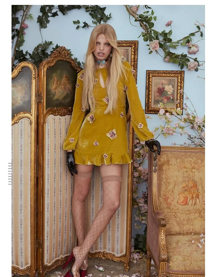 EASYSMALL, женское летнее платье, модное, сексуальное, высокого класса, Vestidos, стиль кантри, повседневное, с высокой талией, с длинным рукавом, с v-образным вырезом, платья