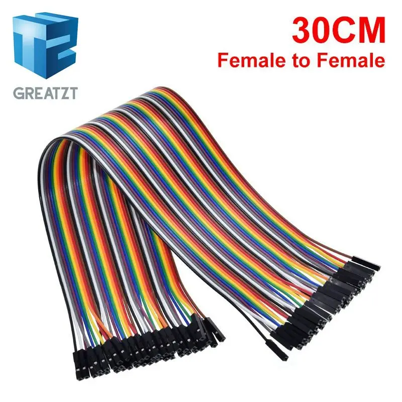 New 40PCS in Row Jumper Wire Dupont Cable line 3P 2.54mm feMale to 20cm For Arduino Breadboard Dropshipping P IN STOCK|line in|arduino