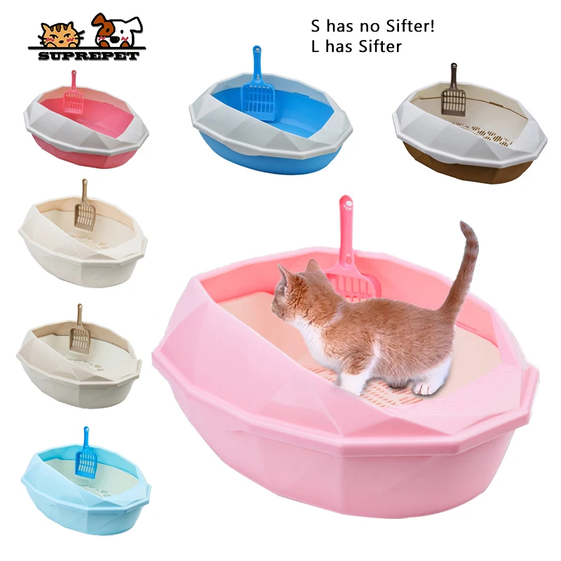 SUPREPET Toilet Bedpan Cat Litter Box Toilet Supply Anti-Splash Pet Dog Toilet Puppy Plastic Cat Tray Cat Toilet Training Kit SUPREPET Toilet Bedpan Cat Litter Box Toilet Supply Anti-Splash Pet Dog Toilet Puppy Plastic Cat Tray Cat Toilet Training Kit